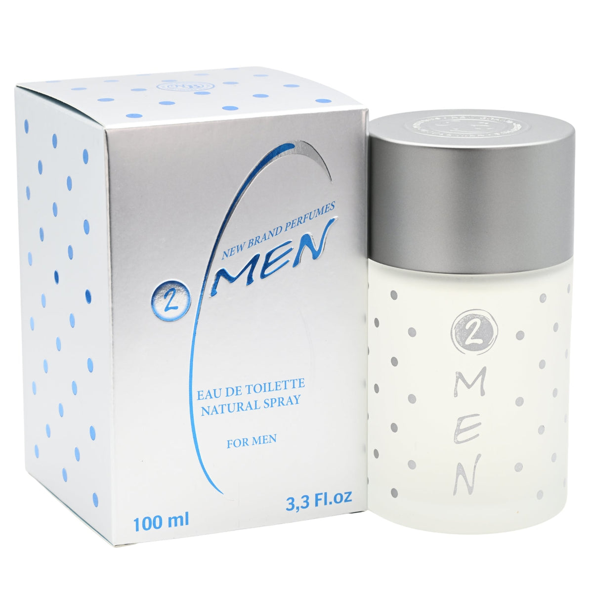 2 Men by New Brand cologne for men EDT 3.3 /3.4 oz New In Box