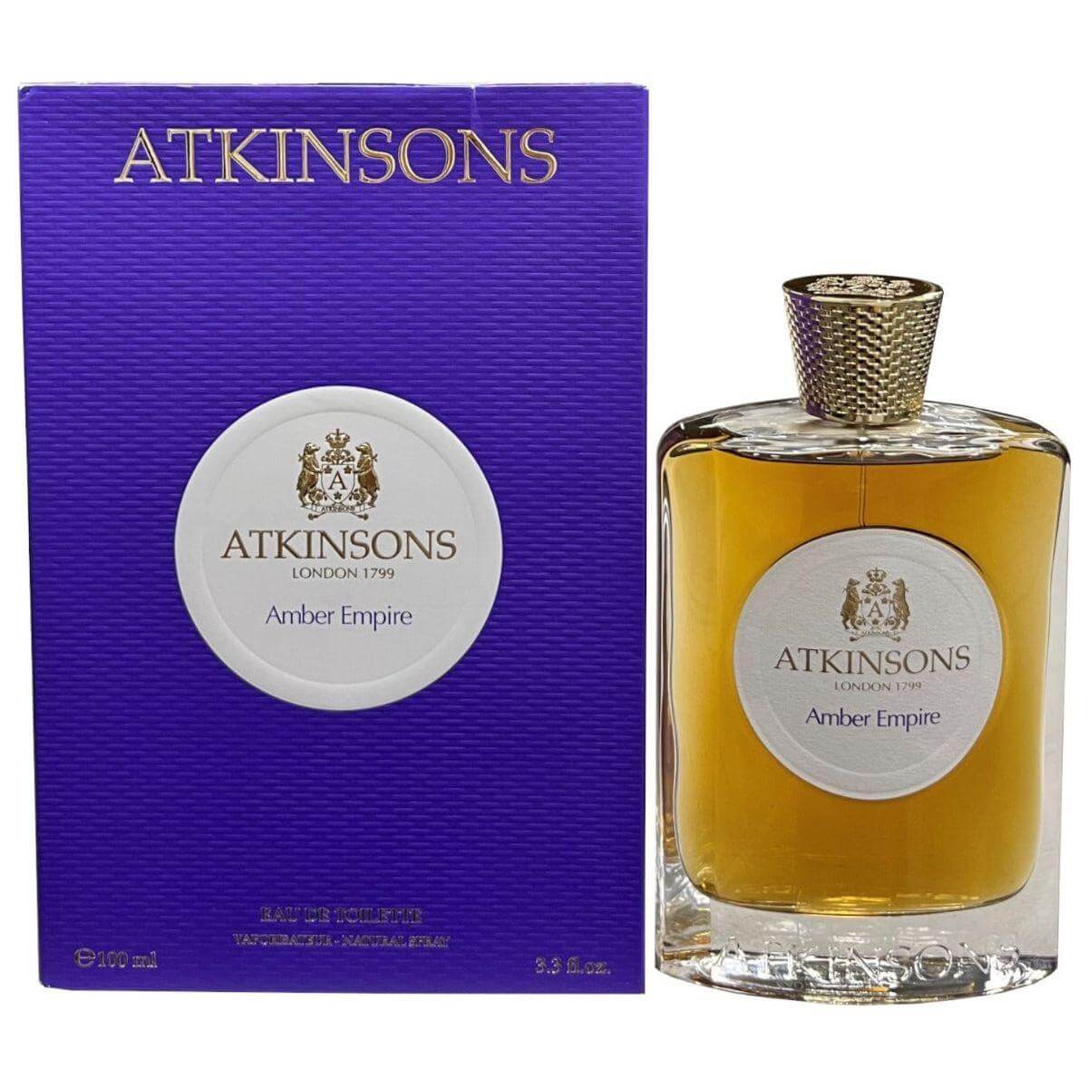 Amber Empire by Atkinsons cologne for men EDT 3.3 / 3.4 oz New in Box