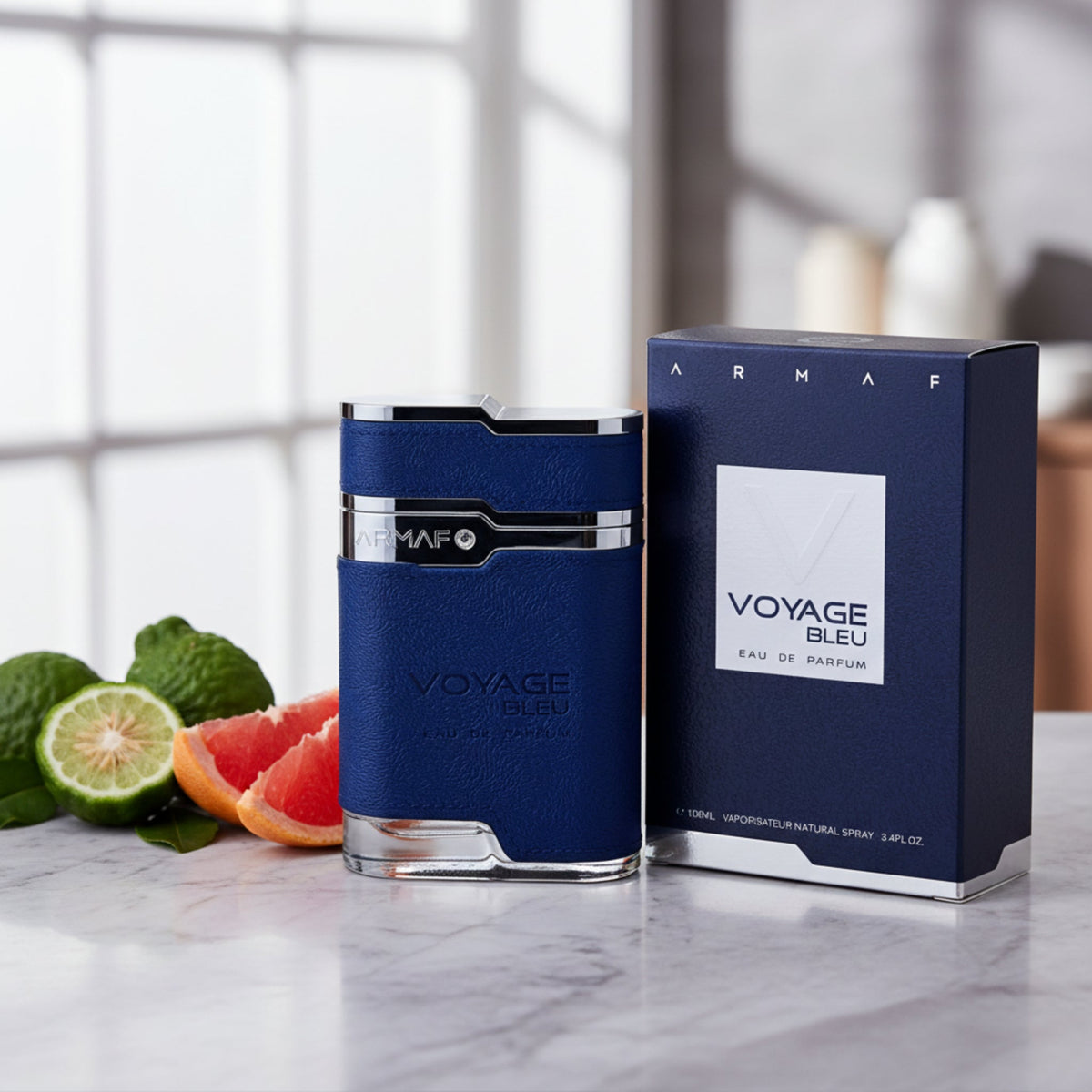 Armaf Voyage Bleu Man Eau de Parfum Spray for Men 3.4 oz New Retail Box