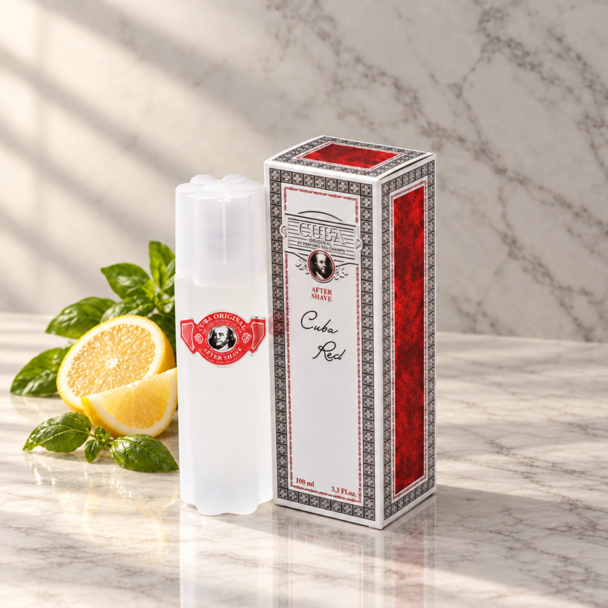 Cuba Red After Shave by Cuba for men 3.3 / 3.4 oz New in Box