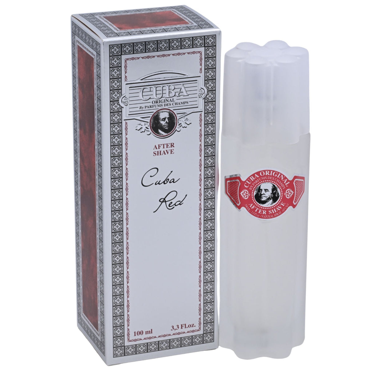 Cuba Red After Shave by Cuba for men 3.3 / 3.4 oz New in Box