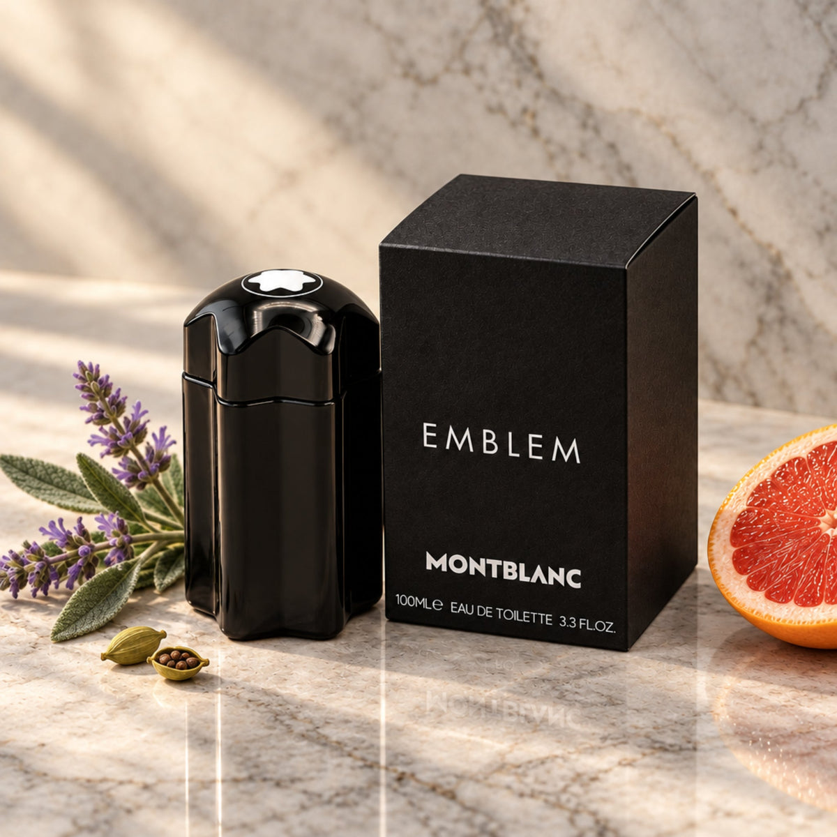 EMBLEM Mont Blanc Men cologne edt 3.4 oz 3.3 NEW IN BOX