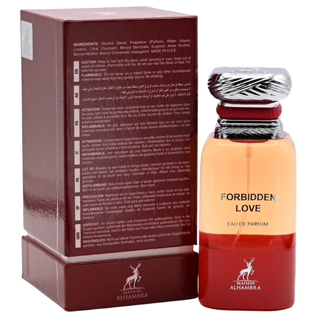Forbidden Love by Maison Alhambra perfume women EDP 2.7 oz New in Box