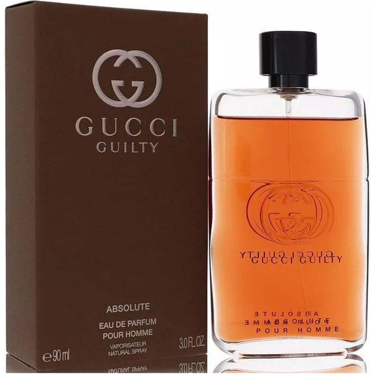Gucci Guilty Absolute by Gucci cologne for men EDP 3.0 oz New in Box