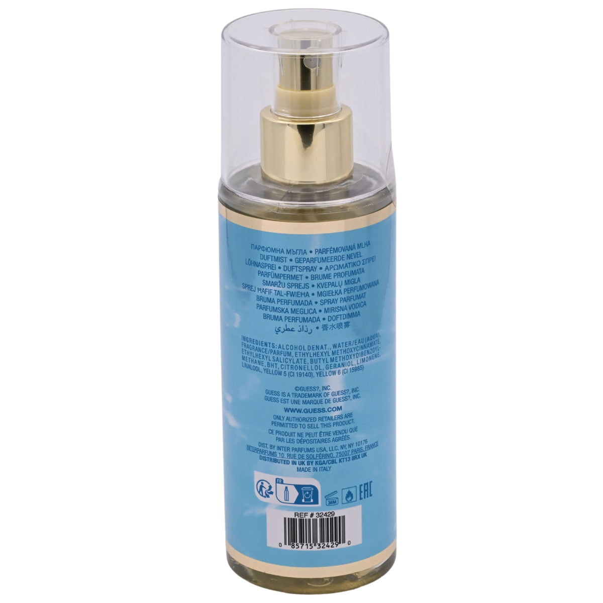 Guess Seductive Blue Fragrance Mist for Women 8.4 fl oz (250 ml) by Inter Parfums USA, LLC