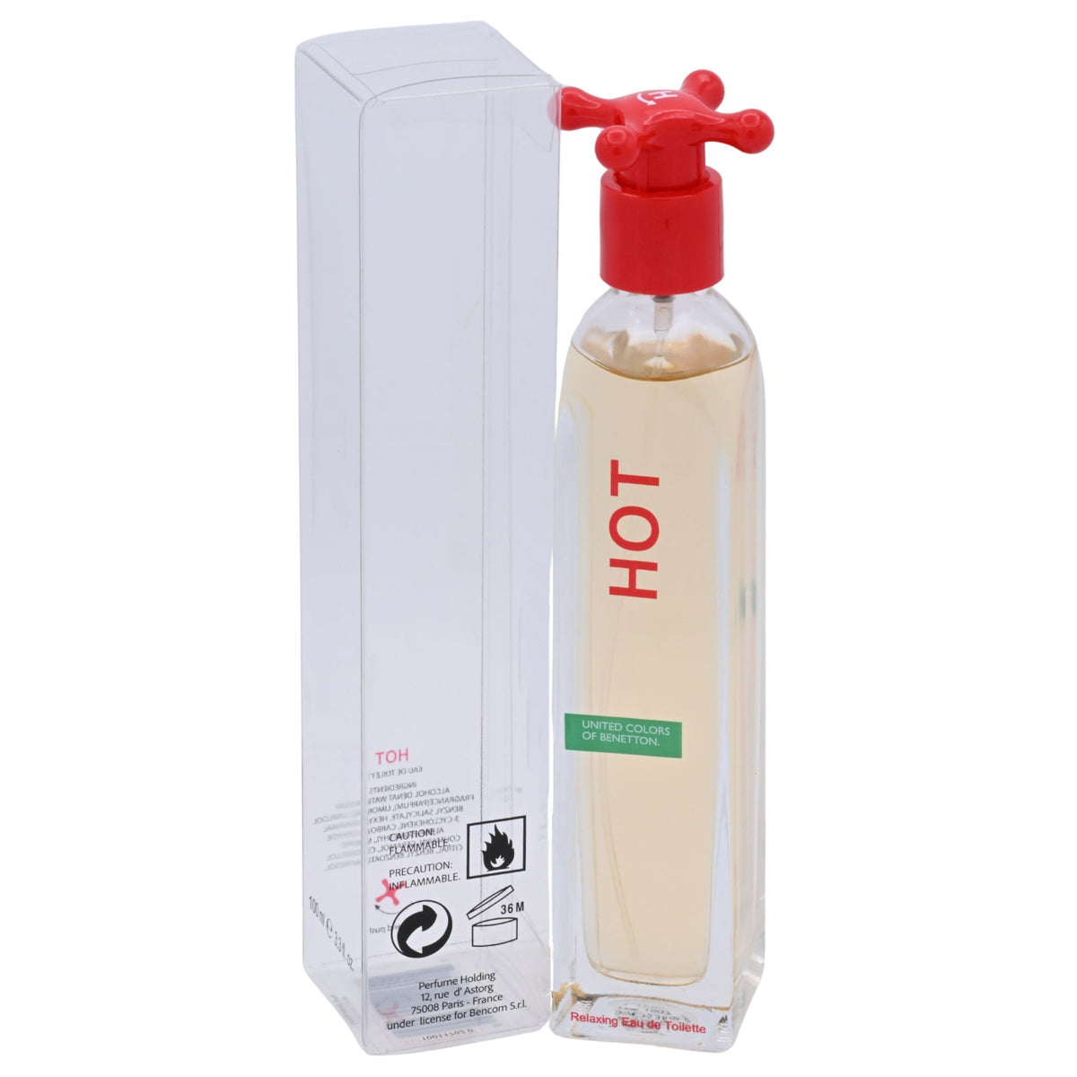 HOT by United Colors of Benetton for women EDT 3.3 / 3.4 oz New in Box