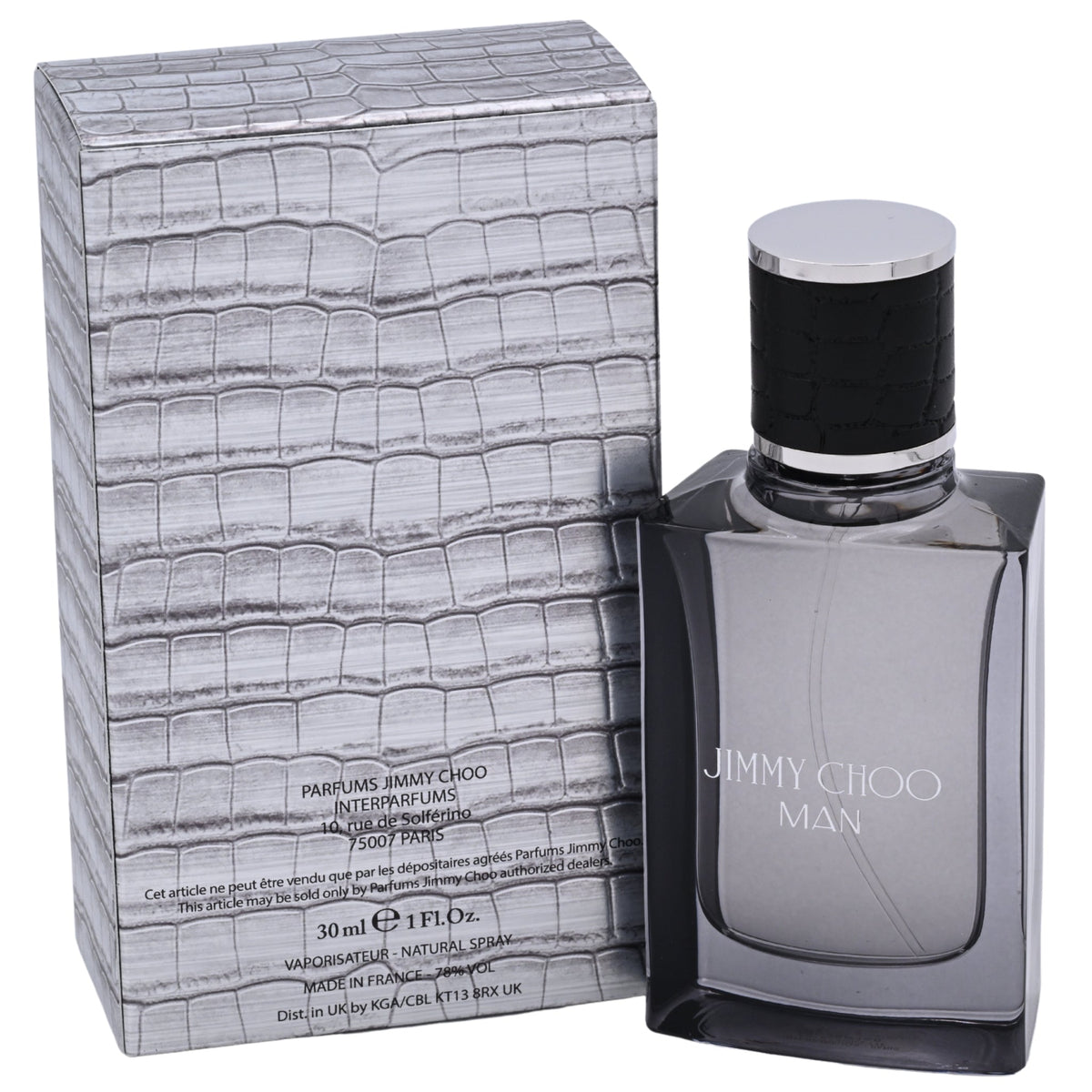 Jimmy Choo Man Eau de Toilette Spray for Men 1.0 fl oz (30 ml) by Jimmy Choo