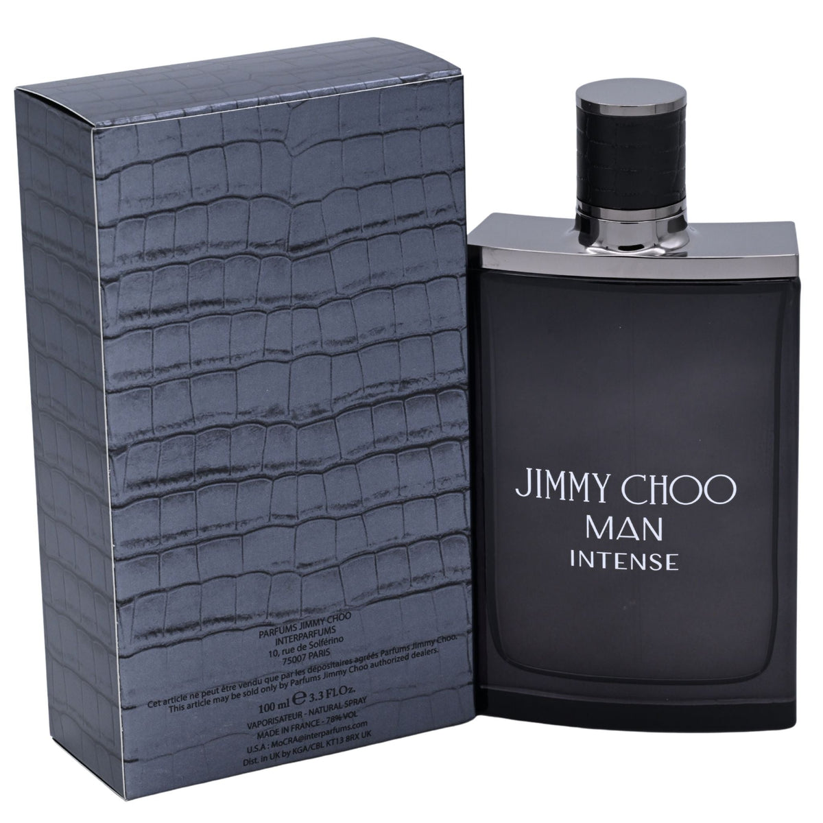 JIMMY CHOO MAN INTENSE Cologne for men edt 3.4 / 3.3 oz NEW IN BOX