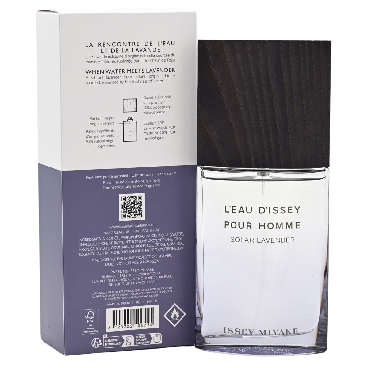L'eau D'Issey Solar Lavender by Issey Miyake EDT Intense 3.3 / 3.4 oz New in Box