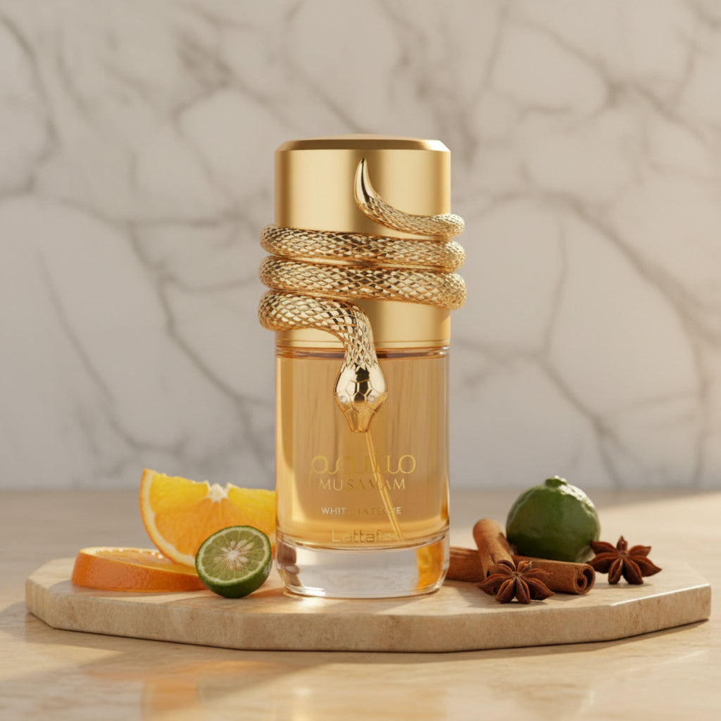 Lattafa Musamam White Intense Eau de Parfum Spray for Men 3.4 oz (100 ml) New Retail Box