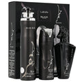 Maahir Black Edition by Lattafa for Unisex 3pcs Gift set New in Box