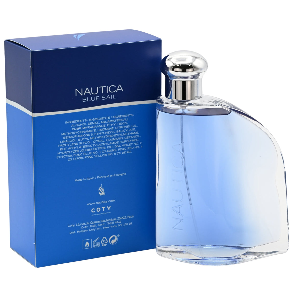 NAUTICA BLUE SAIL by Nautica cologne for men EDT 3.3 / 3.4 oz New in Box