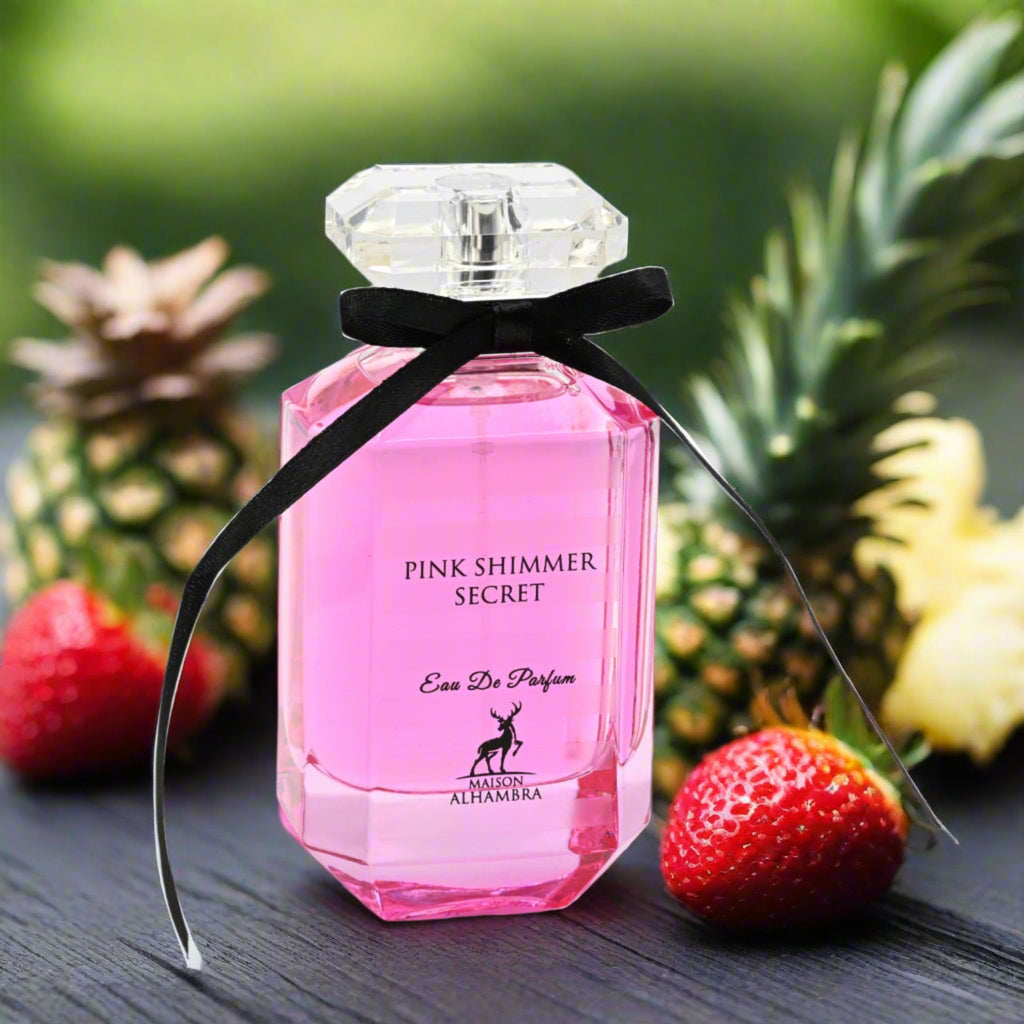 Pink Shimmer Secret by Maison Alhambra for her EDP 3.3 / 3.4 oz New in Box