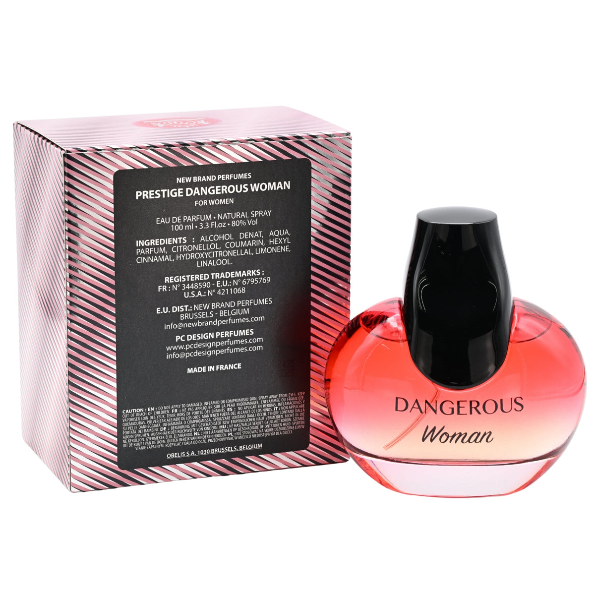 Prestige Dangerous Women by New Brand perfume EDP 3.3 /3.4 oz New In Box