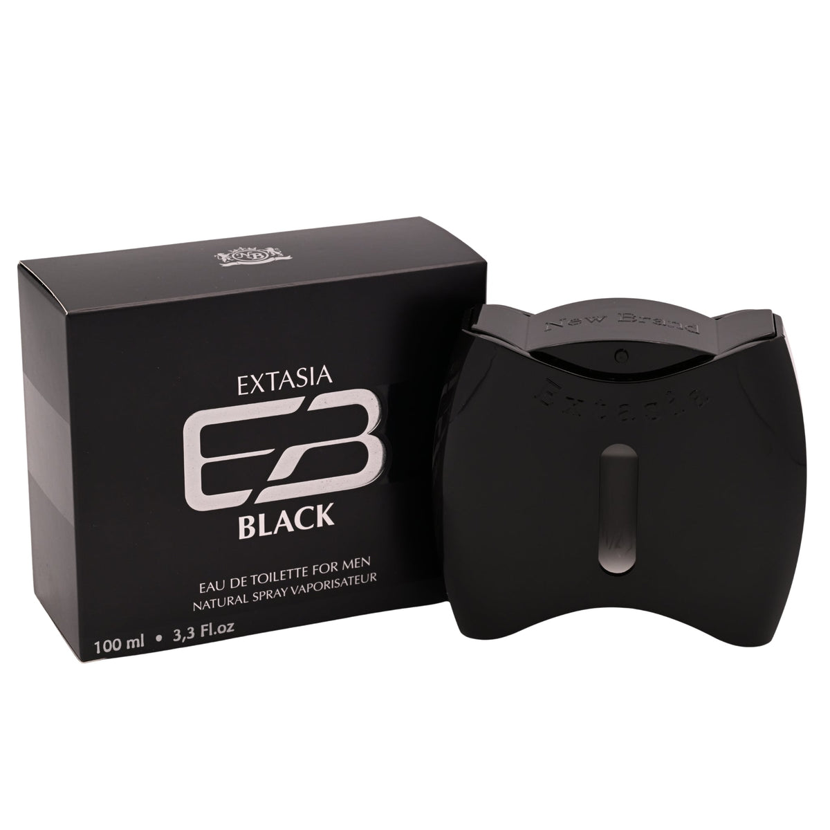 Prestige Extasia Black by New Brand cologne for men EDT 3.3 /3.4 oz New In Box