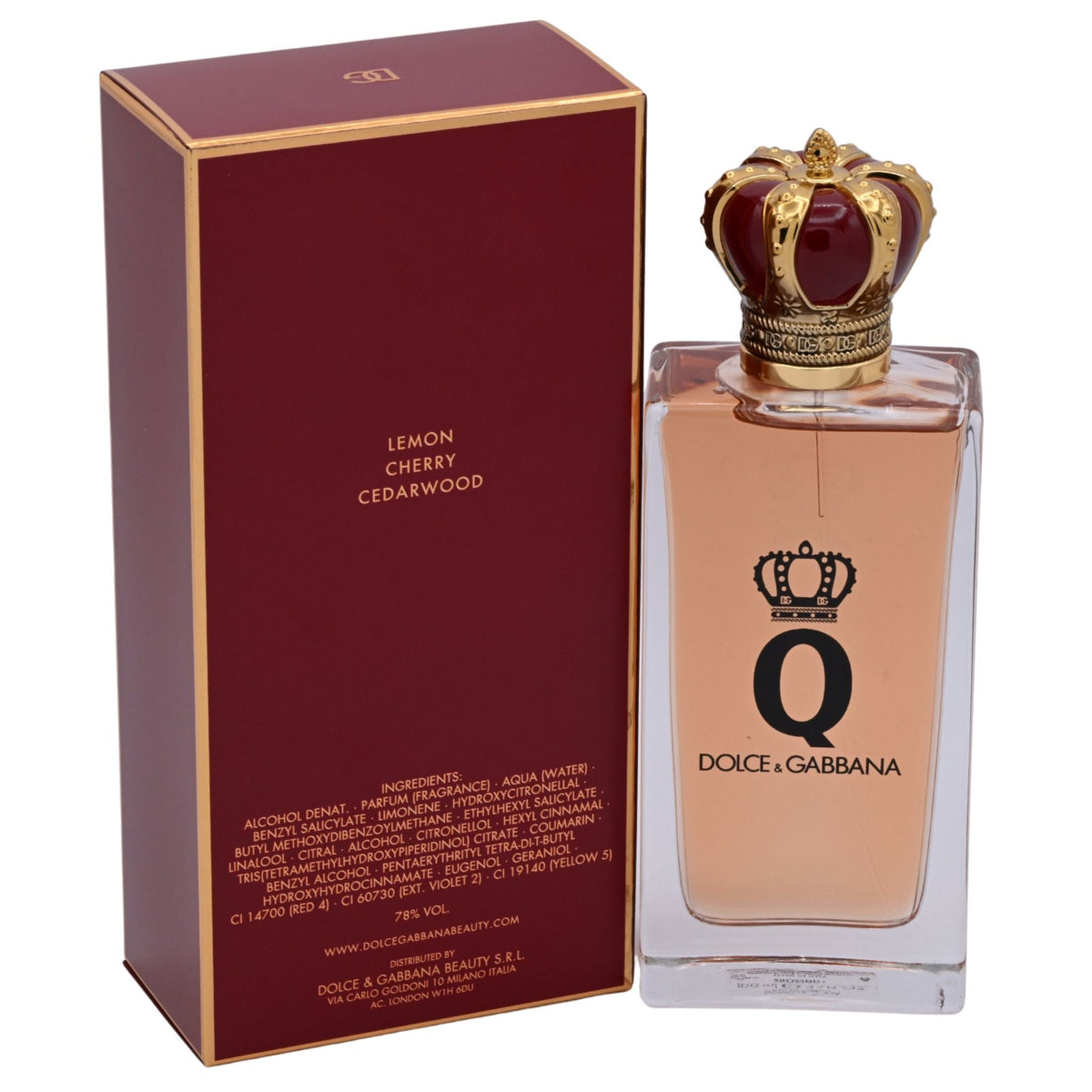 Q by Dolce & Gabbana perfume for women EDP 3.3 / 3.4 oz New in Box