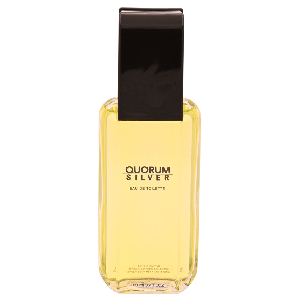 QUORUM SILVER by Antonio Puig 3.3 / 3.4 oz EDT For Men NEW IN BOX