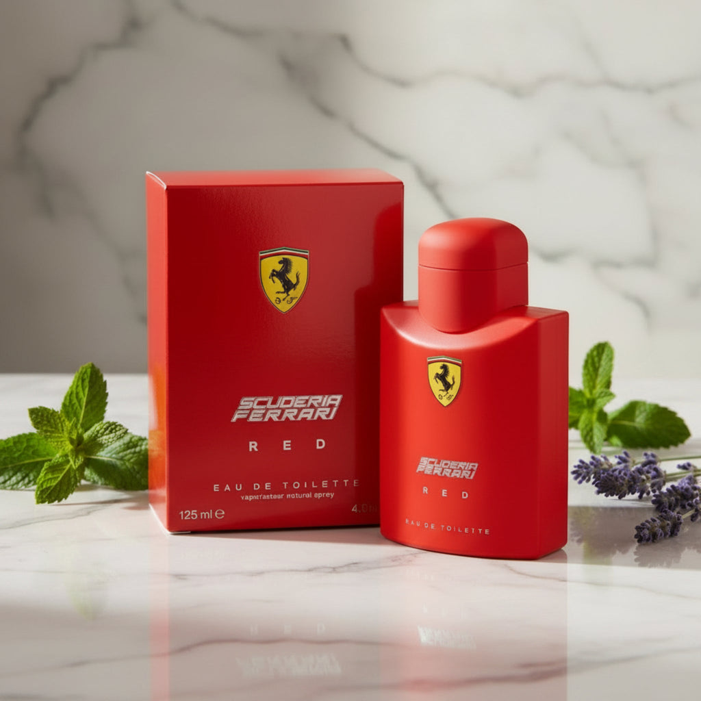 Scuderia Ferrari Red by Ferrari 4.2 oz edt Cologne Men New in Box - 4.2 oz / 125 ml