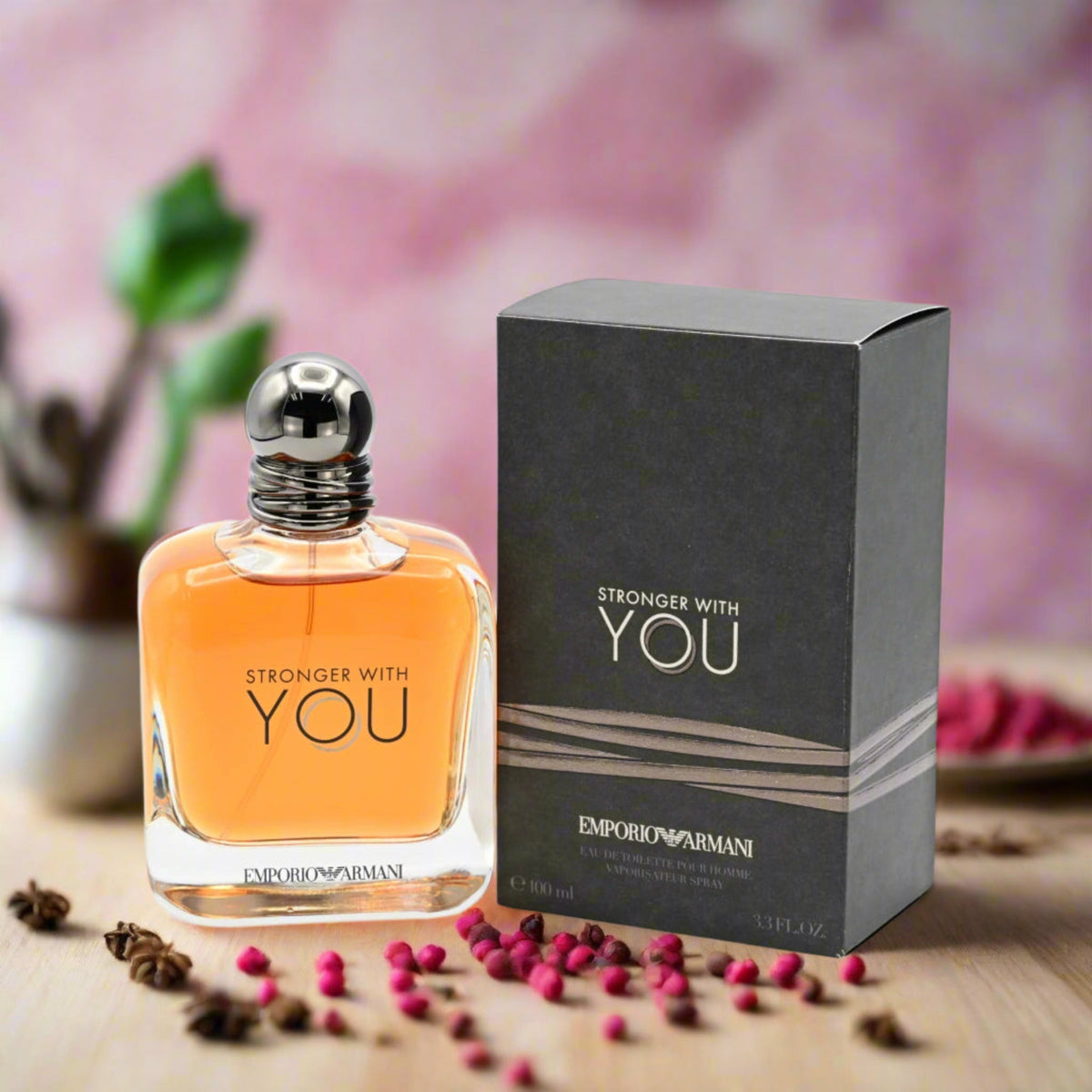 Stronger With You by Giorgio Armani cologne for men EDT 3.3  / 3.4 oz New in Box