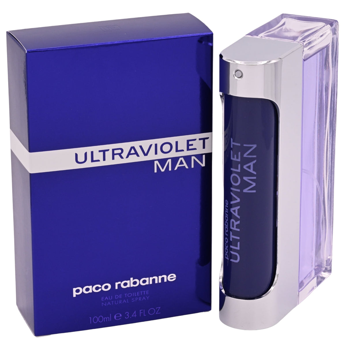 ULTRAVIOLET by Paco Rabanne for Men 3.3 / 3.4 oz EDT Cologne Spray NEW in BOX