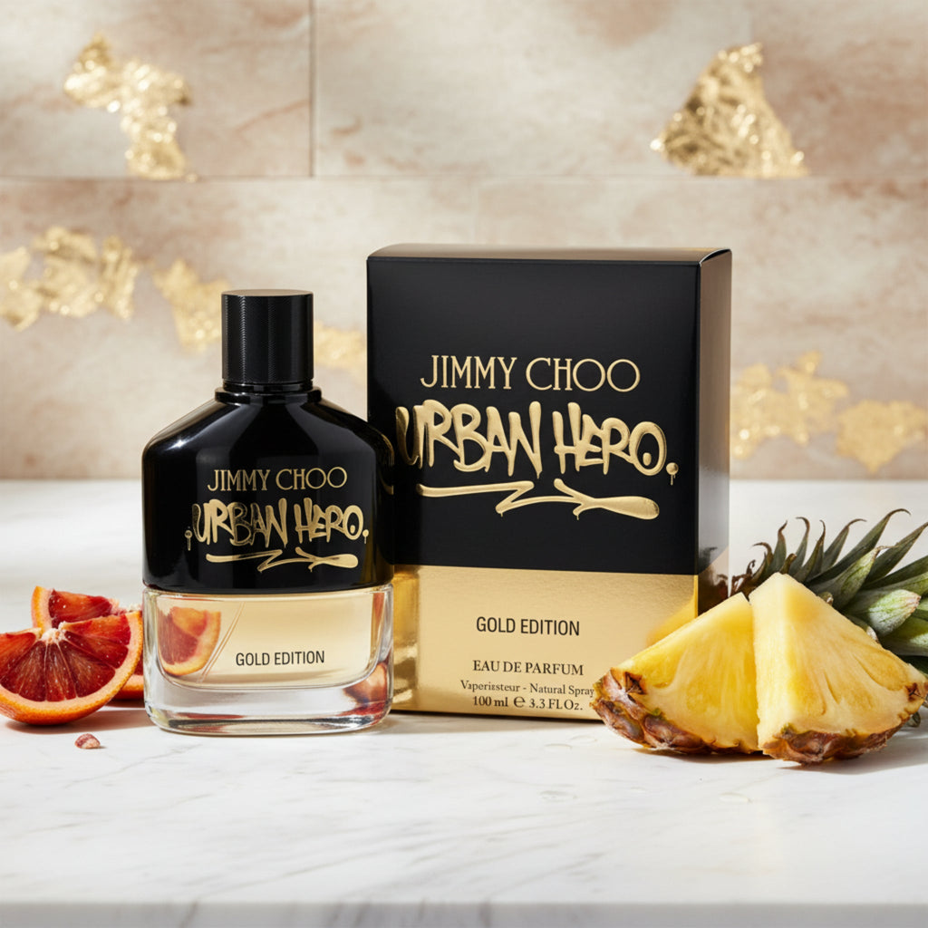 Urban Hero Gold Edition by Jimmy Choo for men EDP 3.3 / 3.4 oz New in Box