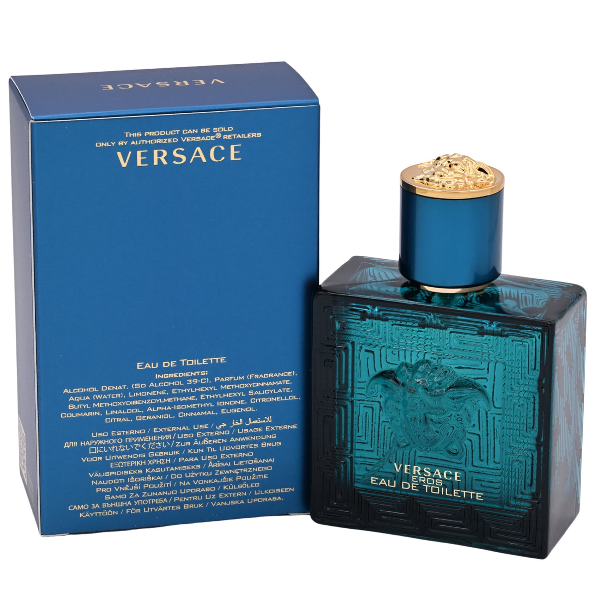 Versace Eros by Gianni Versace cologne for men EDT 1.7 oz New in Box
