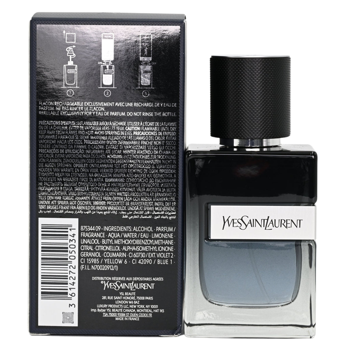 Y by Yves Saint Laurent cologne for men EDP 2.0 oz New in Box