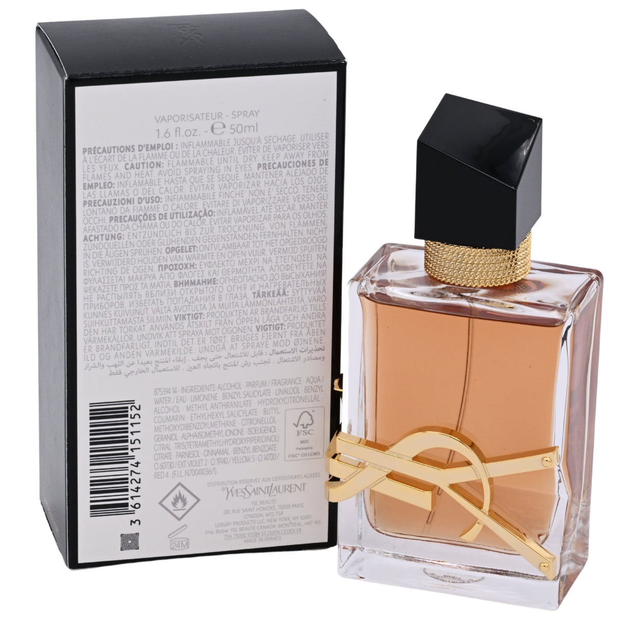 Yves Saint Laurent Libre Flowers & Flames Eau de Parfum Spray for Women 1.7 oz (50 ml) New in Box